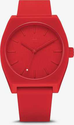 Adidas PROCESS SP1 - Horloge - Siliconen - Rood - 38mm