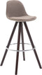 Barkruk Kempele Stof Rond C, Bruin
