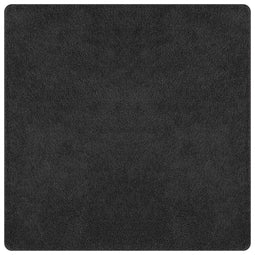 vidaXL - Shaggy - Vloerkleed - met - Latex - Achterkant - Donkergrijs - 200x200 - cm