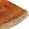 vidaXL - Tafelblad - rechthoekig - natuurlijke - rand - 50x40x3,8 - cm - acaciahout