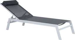 CATANIA - Strandstoel - Zwart - Polyester