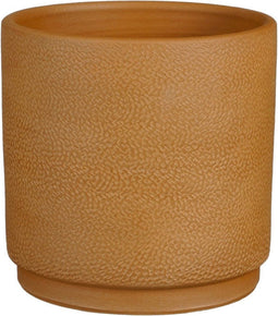Mica Decorations Lisboa Bloempot - 22x22x21 cm - Lichtbruin