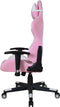 Gamestoel Thomas - bureaustoel racing gaming - ergonomisch - roze wit