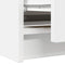 vidaXL - Tv-meubel - 100x35x54 - cm - bewerkt - hout - wit
