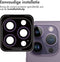 imoshion 2 Pack Camera lens protector| - Screenprotector Geschikt voor - |iPhone 14 Pro, iPhone 14 Pro Max| - |Paars|