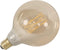 Calex Filament LED Lamp - G125 Vintage Lichtbron - E27 - Goud - Warm Wit Licht - Dimbaar