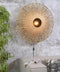 GOOD&MOJO Wandlamp Kalimantan - Bamboe/Zwart - Ø87cm - Binnen Modern
