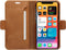 Dbramante1928 Copenhagen Slim - Flip cover - Volnerf leer met RFID protectie - Zwart