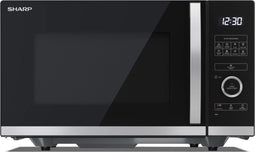 Sharp YC-QS254AE-B - Solo-magnetron - 25 l 900 W - Zwart Roestvrijstaal