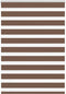 vidaXL - Zebra - rolgordijn - 105x150 - cm - stofbreedte - 100,9cm - polyester - bruin