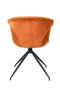 Zuiver Mia Fluweel Armstoel - Oranje - Set van 2
