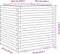vidaXL - Plantenbak - 70x70x72 - cm - massief - grenenhout - wit