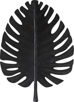 Light & living Light&Living Wandornament LEAF zwart 52 x 39