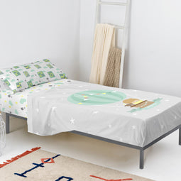 Happy Friday Sheet set 2 pieces Air balloon 180x270 cm (Single) Multicolor