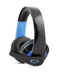 Esperanza EGH300B - Headset - Bedraad - Over-Ear - Circumaural - Blauw Zwart