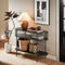SoBuy FSB90-SCH - Console tafel - Multifunctioneel gangmeubel met 3 opbergplanken - Zwart 110x39x76 cm