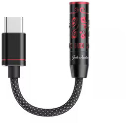 FIIO JIEZI B - DAC/Amp - High-res audio 10-bands PEQ - Zwart/Rood