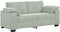 vidaXL - Loveseat - bank - 140 - cm - fluweel - lichtgrijs