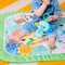 BRIGHT STARTS Unicorn Crew speel- en activiteitenmat, groen, inclusief speelgoed en afneembaar, vanaf de geboorte