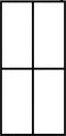 vidaXL - Inloopdouchewand - 90x195 - cm - mat - gehard - glas