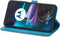 iMoshion Hoesje Geschikt voor Motorola Edge 30 Hoesje Met Pasjeshouder - iMoshion Mandala Bookcase - Turquoise