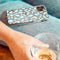 iMoshion Hoesje Geschikt voor Samsung Galaxy A42 Hoesje Siliconen - iMoshion Design hoesje - Blauw / Transparant / Design Leopard Blue