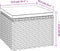 vidaXL - Loungeset - poly - rattan - zwart