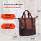 New Looxs Oslo Kota - Enkele Fietstas - 24L met Rits en Haken - Burgundy-Rust