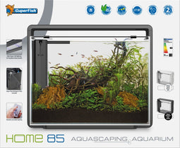 Superfish Home Aquarium 85 - Zwart - 80L