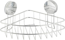 Wenko Osimo - Douchemandje hoekmodel laag - Zonder boren - Verchroomd