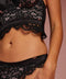 Hunkemöller Brazilian Lingerie - Kant en mesh - Zwart - maat L