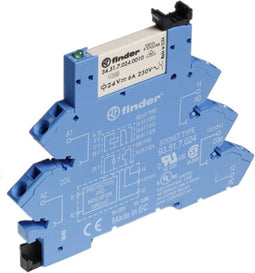 Finder 38.61.7.012.5050 Relaismodule Nominale spanning: 12 V/DC Schakelstroom (max.): 6 A 1x wisselcontact 1 stuk(s)