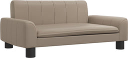 vidaXL - Hondenmand - 70x45x30 - cm - kunstleer - cappuccinokleurig