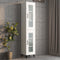 vidaXL - Wandkast - 34,5x34x90 - cm - wit