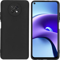 iMoshion Hoesje Geschikt voor Xiaomi Redmi Note 9T (5G) Hoesje Siliconen - iMoshion Color Backcover - Zwart