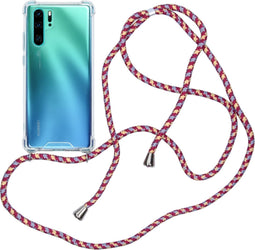 iMoshion Hoesje Geschikt voor Huawei P30 Pro Hoesje Met Koord - iMoshion Backcover met koord - Transparant