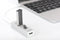 Assmann DA-70243 - USB 2.0-hub 3 poorten - USB-C stekker met OTG-functie - Wit