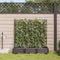 vidaXL - Tuinplantenbakken - met - Waterirrigatiesysteem - - - 3 - stuks - - - Bruin