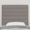 vidaXL - Hoofdbord - met - Lijnenontwerp - - - Taupe - - - 80 - cm - - - Stof