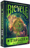 Bicycle Stargazer 203 - Premium Speelkaarten - Handgetekende ontwerpen - Groene folie-inleg