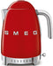 Smeg KLF04RDEU - Waterkoker - 7 temperatuurinstellingen - Rood