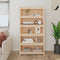 Boekenkast 80x35x154 cm massief grenenhout
