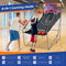 Coast Basketbalspel - Elektronisch - Dubbel schietsysteem - Opvouwbaar - 203x110x205cm - Paars/Zwart