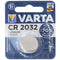 320 pieces of individual Varta CR2032 lithium batteries in a tray of 20 for removal