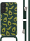 iMoshion Hoesje Geschikt voor Samsung Galaxy S22 Plus Hoesje Met Koord - iMoshion Siliconen design hoesje met koord - Groen / Avocado Green