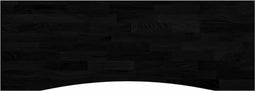 vidaXL - Bureaublad - rechthoekig - 140x60x2,5 - cm - eikenhout - donkerbruin