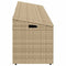 vidaXL - Tuinbox - 220x50x58 - cm - poly - rattan - beige