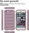 imoshion Hoesje - Geschikt voor iPhone SE (2022) / SE (2020) / 8 / 7 - EasyGrip Backcover - Paars