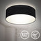 B.K.Licht - Plafondlamp - E27 fitting - rond - Ø30cm - zwart