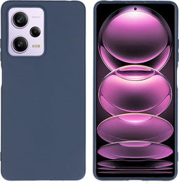 iMoshion Hoesje Geschikt voor Xiaomi Redmi Note 12 Pro / Poco X5 Pro 5G Hoesje Siliconen - iMoshion Color Backcover - Donkerblauw